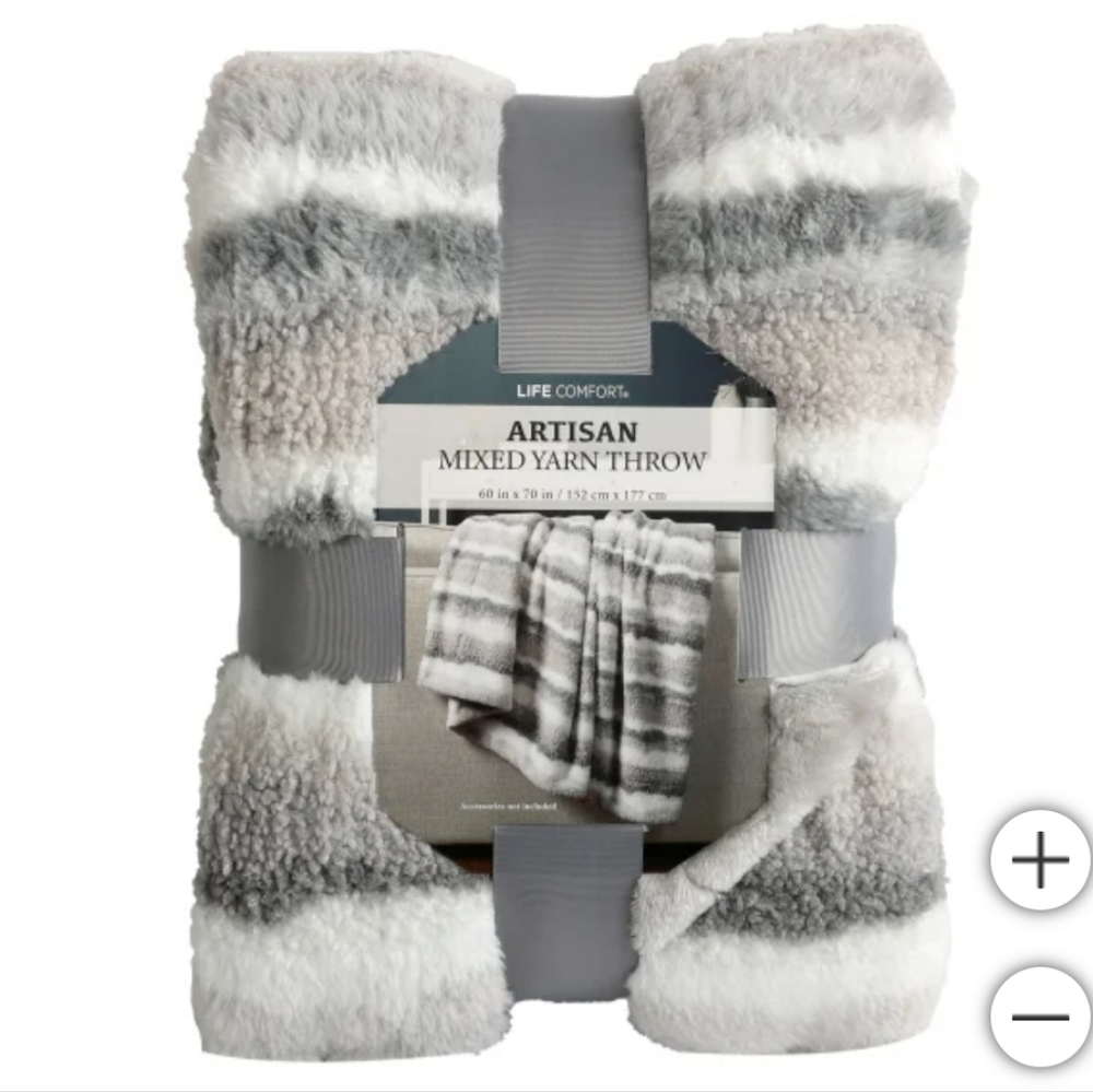 (Ew)Life comfort Artisan mixed yarn throw